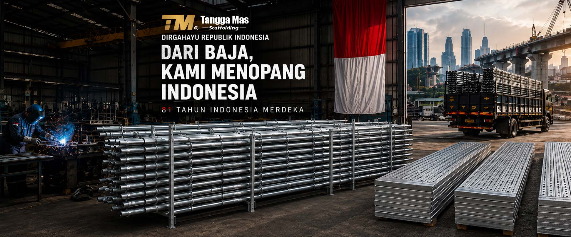 Jual Scaffolding Murah, Lengkap, dan produksi sendiri dari pabrik sendiri